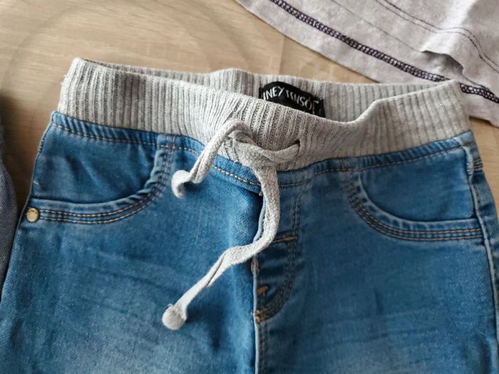 Lot 2 jeans 1 T-shirt 80 cm 18 mois In Extenso - photo numéro 7