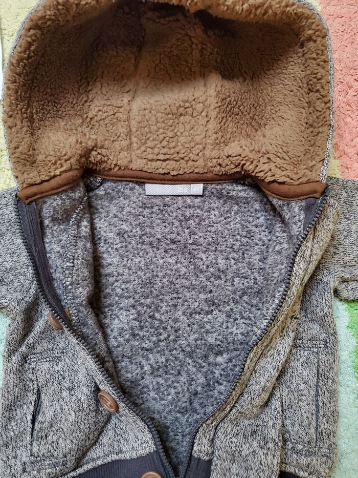 Veste à capuche chaude - 6 mois - TBE - JBC - photo numéro 5
