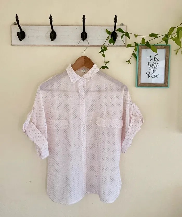 #Chemise à pois 🍀