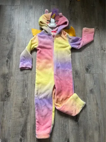 Sur pyjama/ combi polaire licorne 5ans