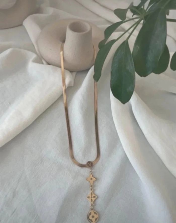 Collier tendance acier inoxydable - photo numéro 3