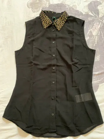 Chemisier noir s benetton
