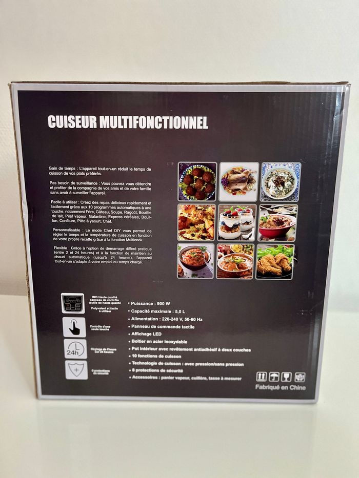 Cuiseur multi fonctions, multicuiseur, robot de cuisine multifonctions, autocuiseur 5 litres neuf - photo numéro 4