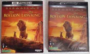 BLU RAY LE ROI LION - 4K ULTRA HD + BLU RAY - DISNEY - Jon FAVREAU - NEUF