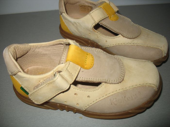 CHAUSSURES BEIGE A BRIDE GARÇON "KICKERS" - P29 - n°01 - photo numéro 3