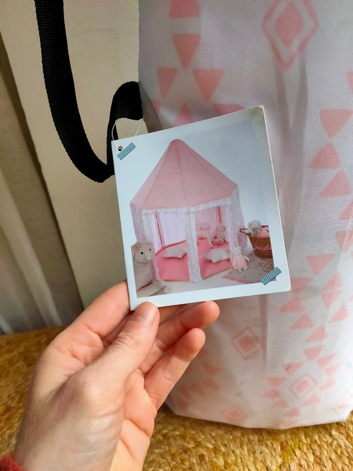 Tente Yourte Atmosphera kids rose - photo numéro 3