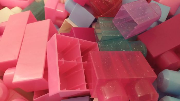 sac rose mega blocks - photo numéro 3