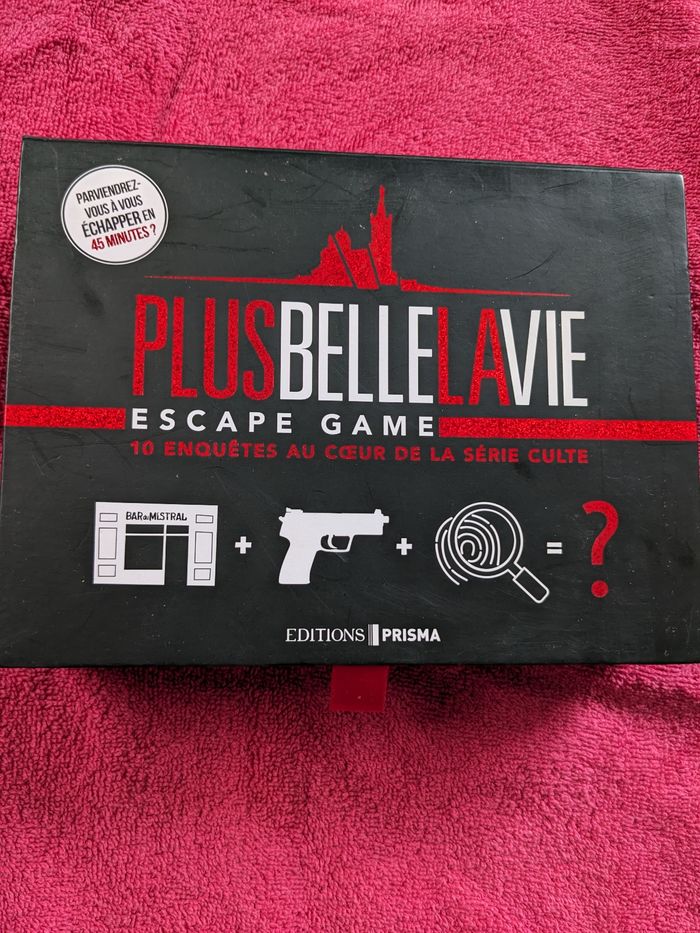 plus belle la vie, escape game
