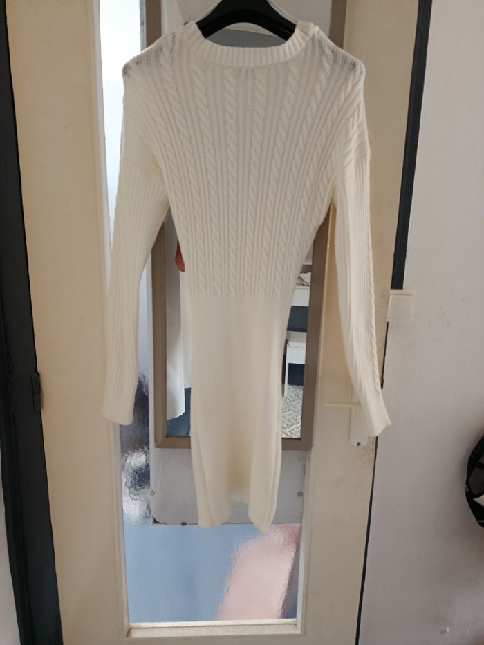 Robe pull blanche - Jennyfer - Taille S - photo numéro 2