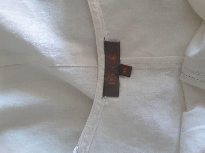 Robe blanche à bretelles – Mia Soana – Taille 44 - photo numéro 4