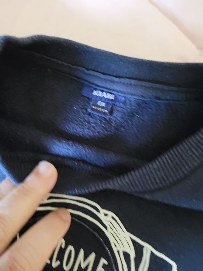 pull bleu marine kiabi 12ans  (2e) - photo numéro 4