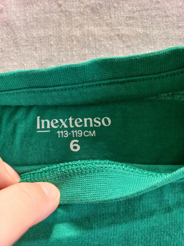 Tee-shirt manches longues Dinosaure Noël garçon 6 ans - photo numéro 4