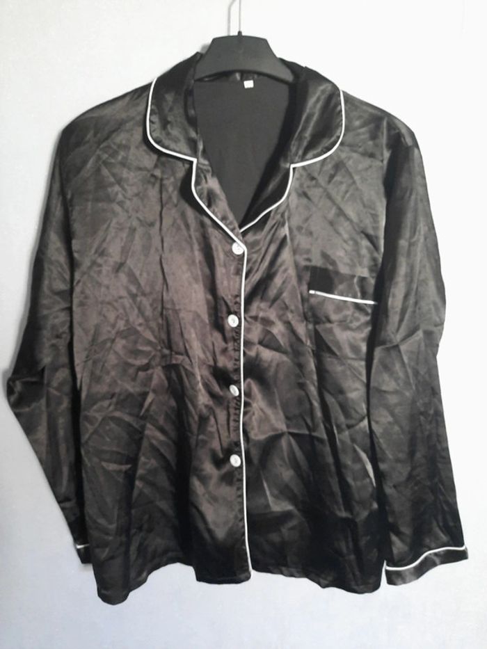 Pyjama effet satin XL