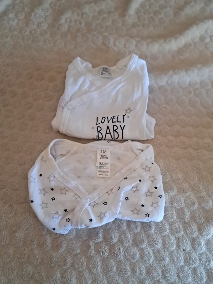 Lot de 2 body manches longues