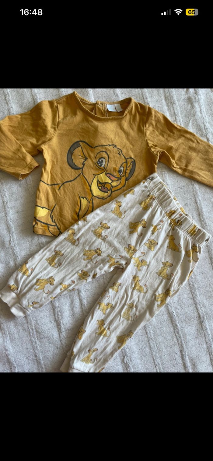 Pyjama roi lion