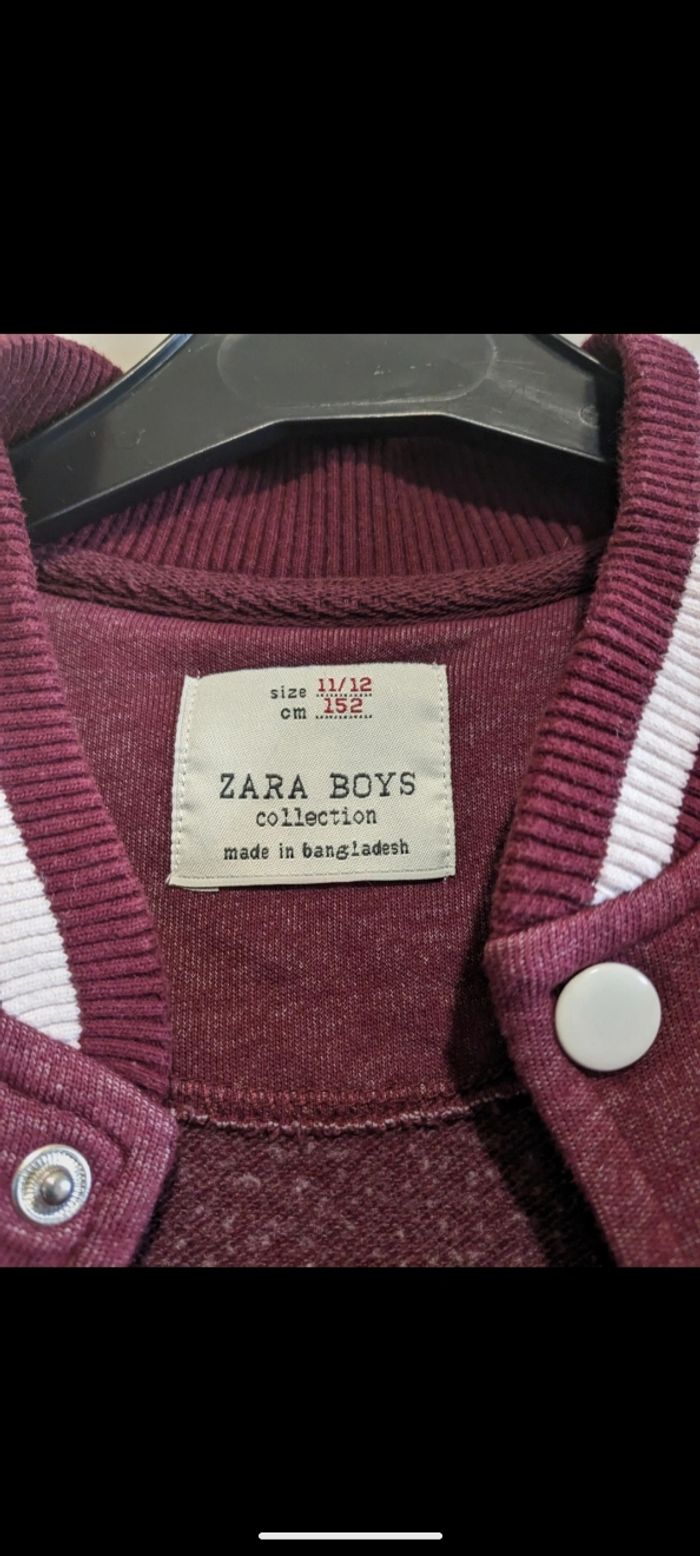 Bel ensemble jogging bordeaux Zara boys. Taille 12 ans. - photo numéro 5