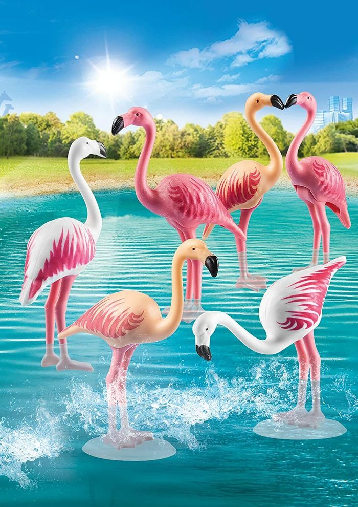 Playmobil 70351 couple de flamands roses - photo numéro 2