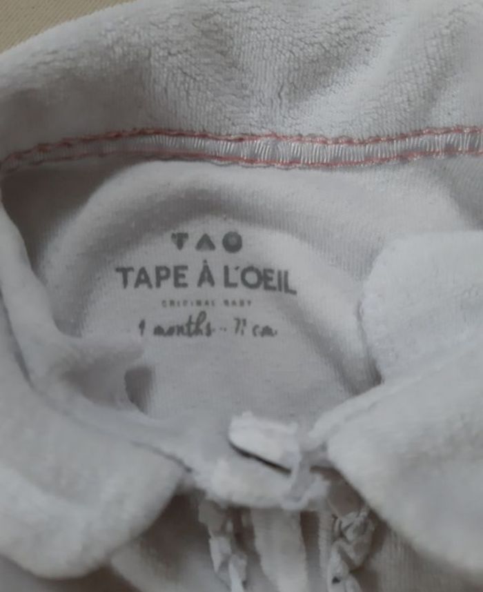 Pyjama en velours fille - Tape à l'Œil - 9 mois - photo numéro 5