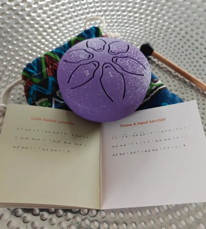 Tambour de pluie violet - photo numéro 4
