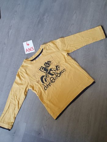 Maillot t-shirt  4ans garçon