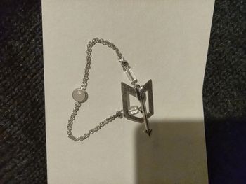 Bracelet argenté flèche