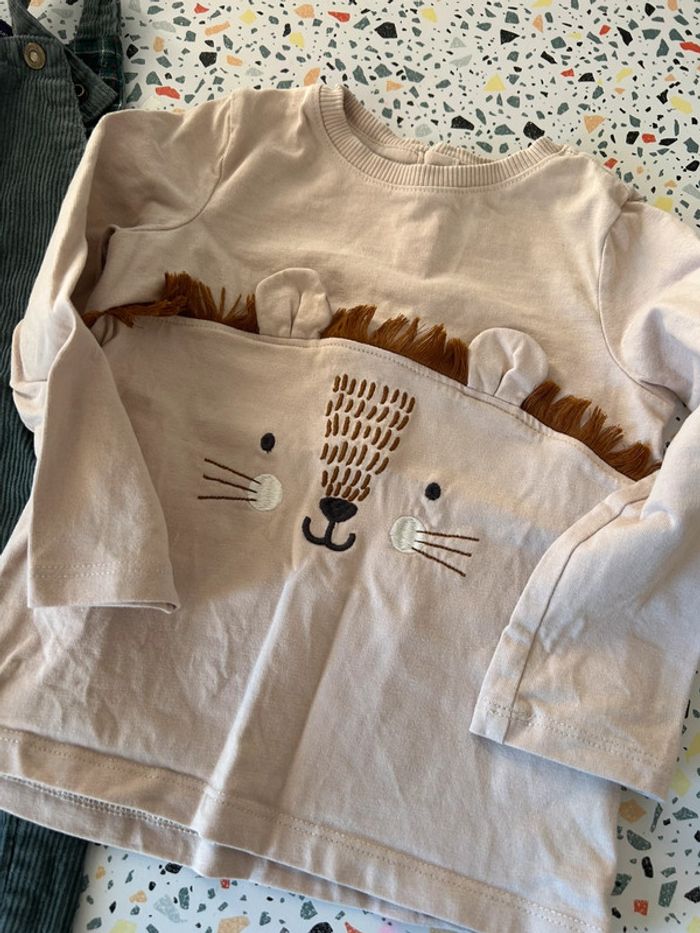 Ensemble salopette t-shirt sergent major - photo numéro 3