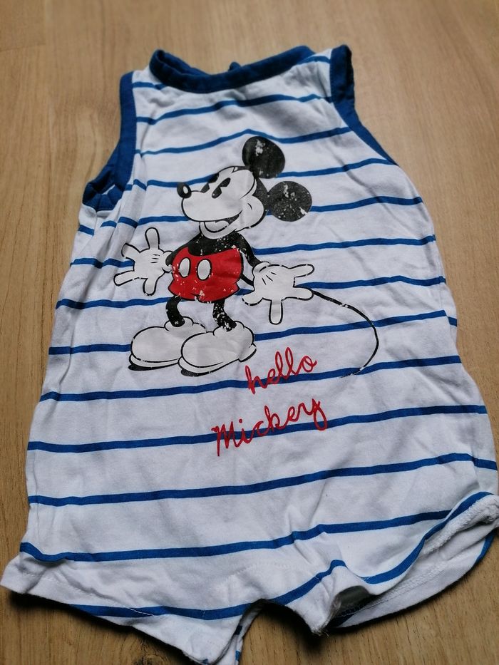 Combishort 12mois Mickey Disney