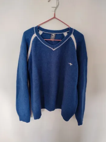 Pull garçon col V