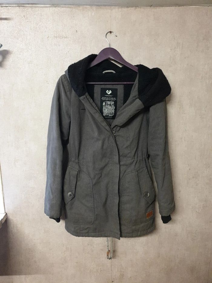 Manteau parka avec capuche