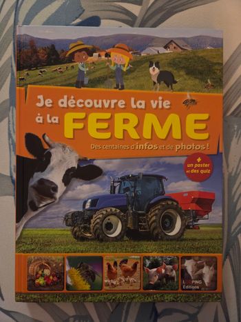 Livre je découvre la vie a la fermr