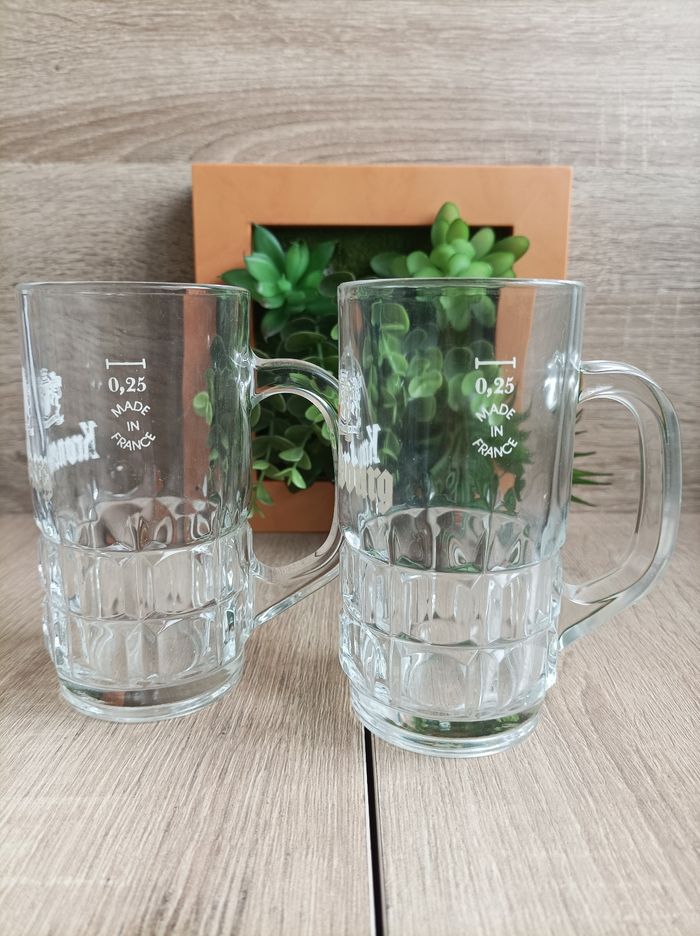 Lot 2 verres Kronenbourg - photo numéro 3