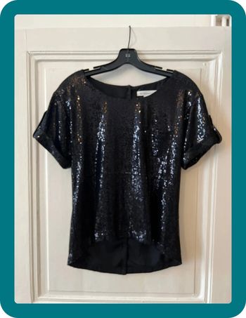 Top à sequins paillettes oversize XS - BCBGeneration