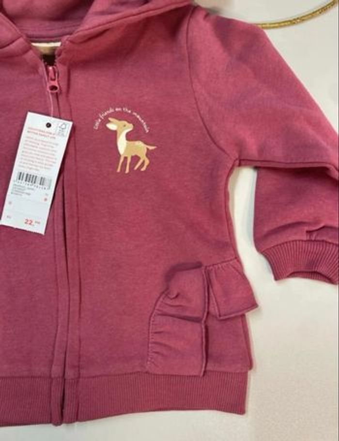 Gilet bébé fille - neuf - Zippy - Taille 9 mois - photo numéro 2