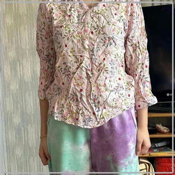 Chemisier motif  floral taille  3xl  mais taille  40
