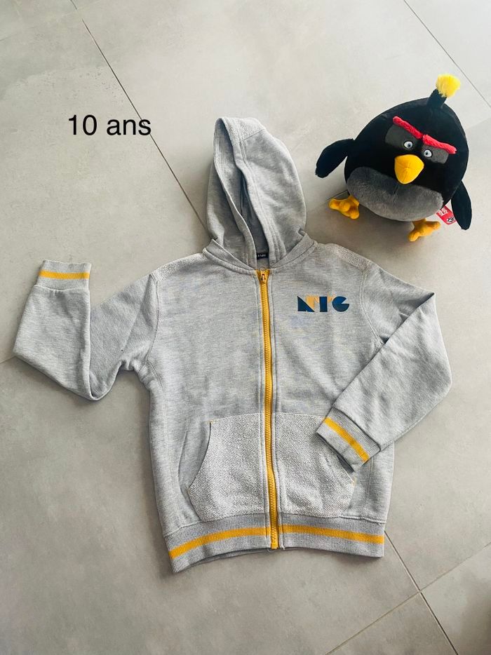 Veste zippée 10 ans kiabi