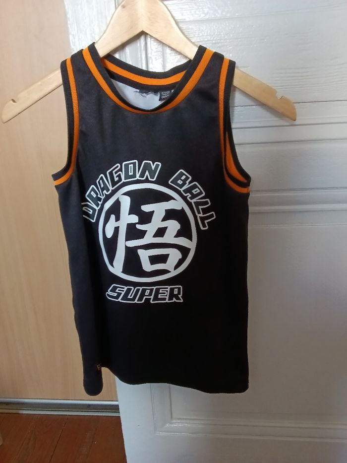 Débardeur dragon ball noir et multicolore