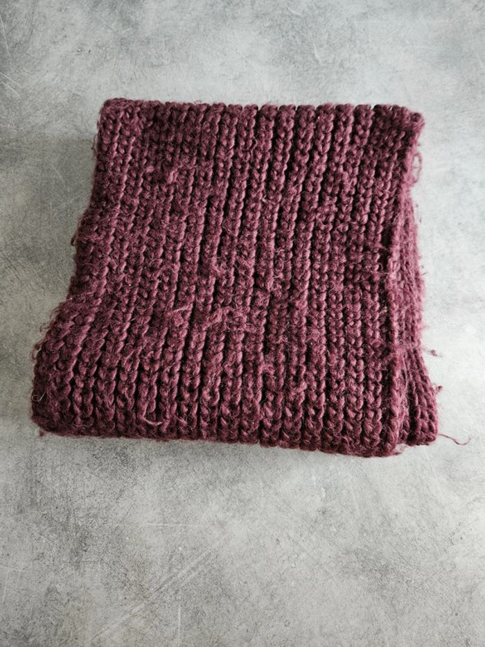 Echarpe tour de cou à grosses mailles femme - Taille unique - Pimkie - Violet - photo numéro 5