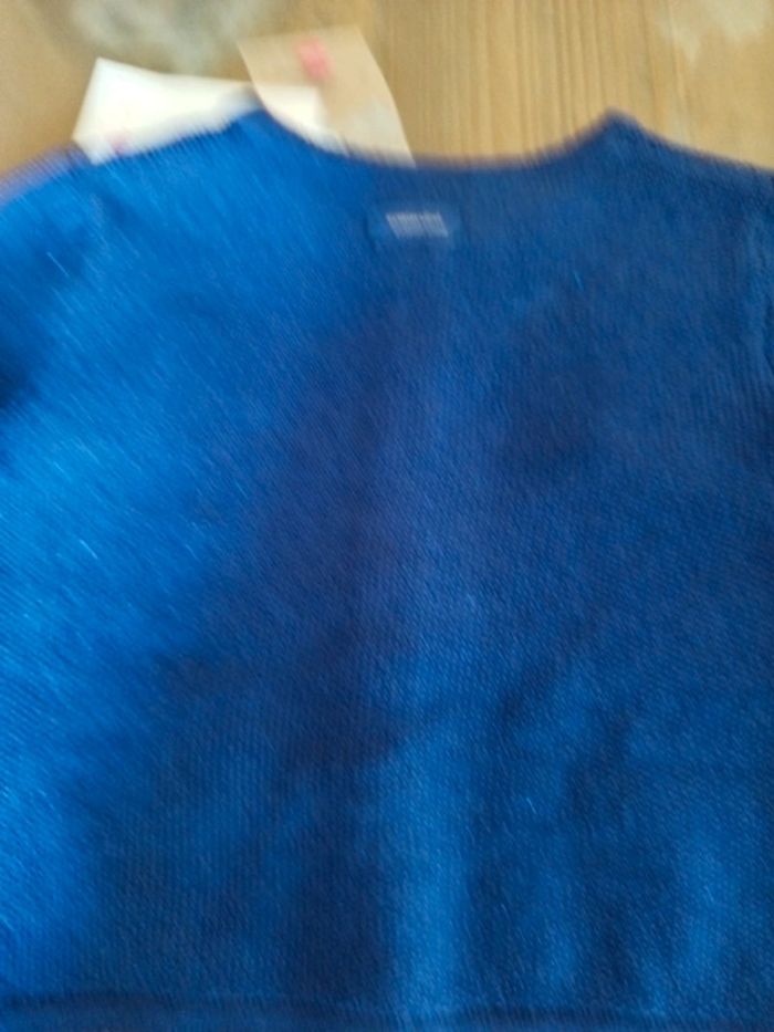 Catimini gilet veste cardigan bleu 12 m neuf - photo numéro 6