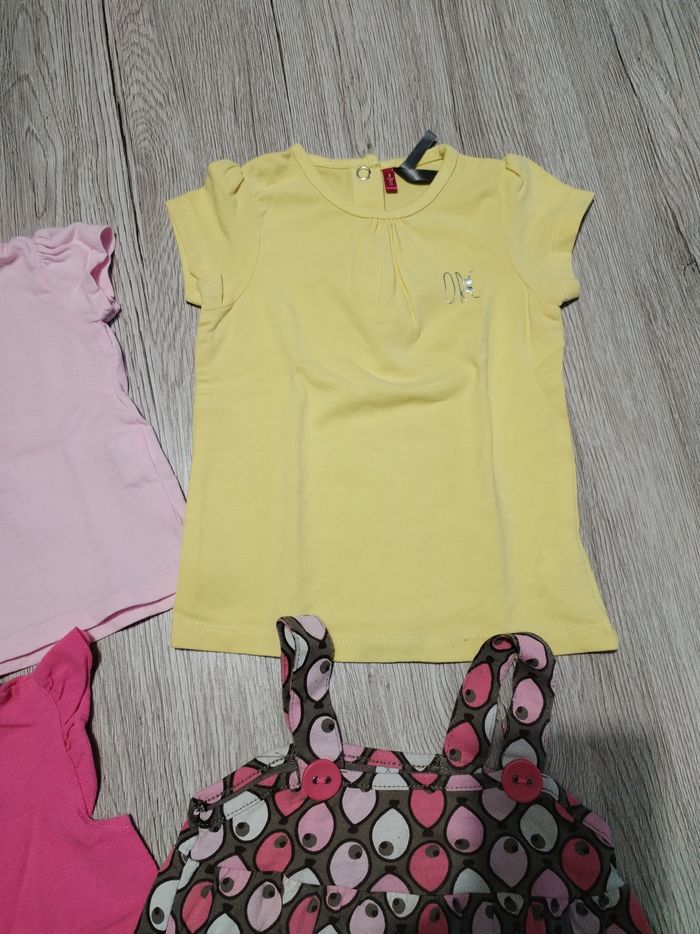 Lot de 4 t-shirts été 3 mois fille - photo numéro 4