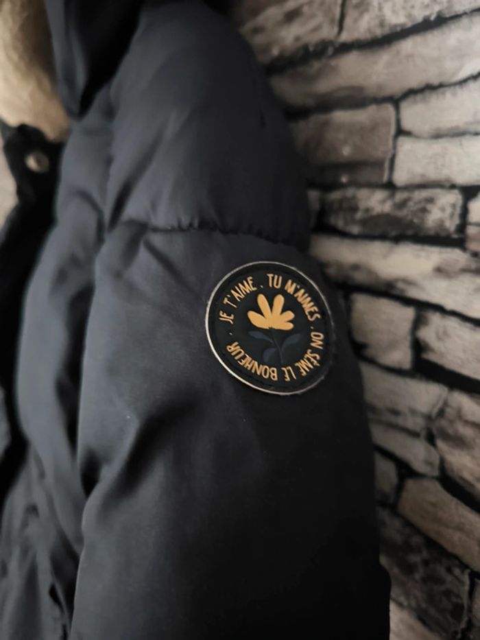 💙 Superbe doudoune TAO pailletée bleue marine 18 mois 💙 - photo numéro 4