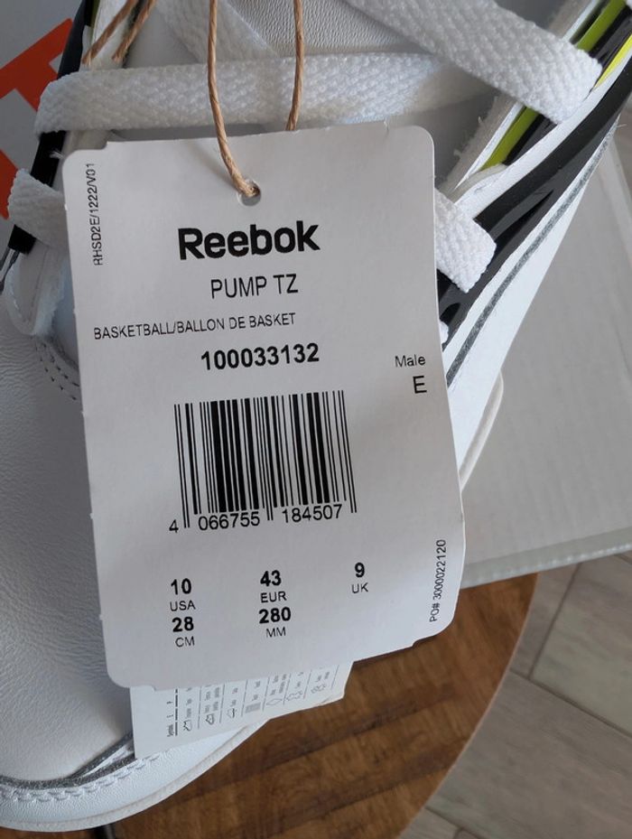 Reebok Pump Tz Acid taille 43 neuf avec étiquettes - photo numéro 3