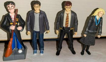 Lot de figurine Warner Bros Harry Potter le sorcier et Luna Lovegood