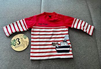 T-shirt manches longues marin