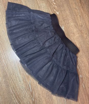 Jupe en tulle gris anthracite :-