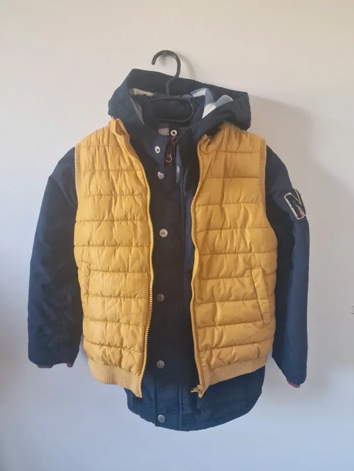 Ensemble parka et doudoune sans manche