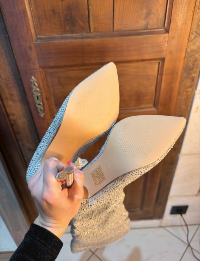 Botte à talon argentées - photo numéro 8