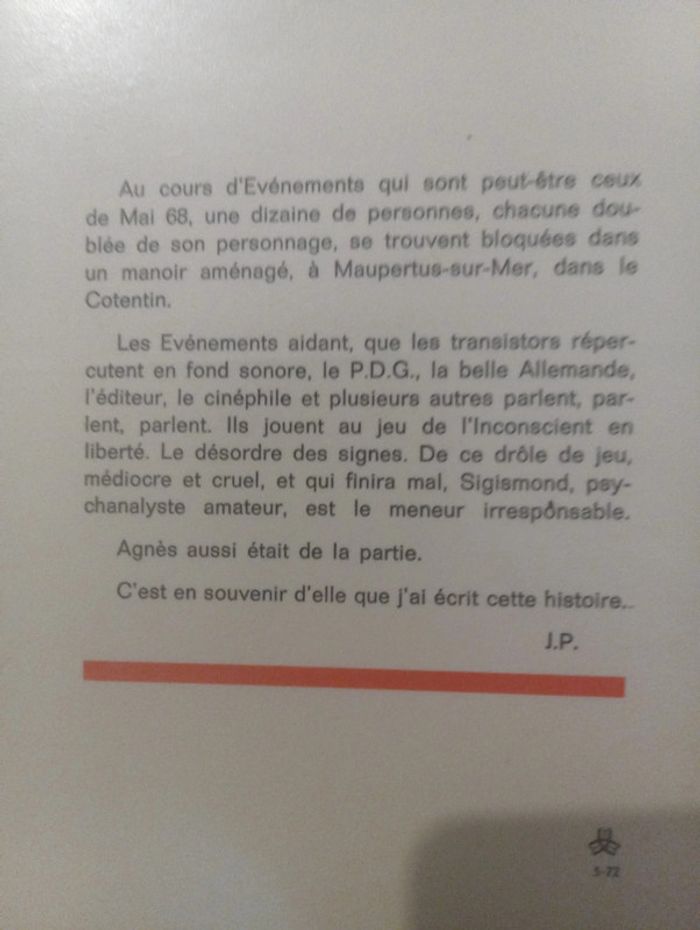 Jean Plumyène - Agnès ou Le désordre des signes - photo numéro 3