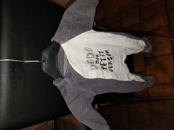 Pyjama blanc et gris - Gemo