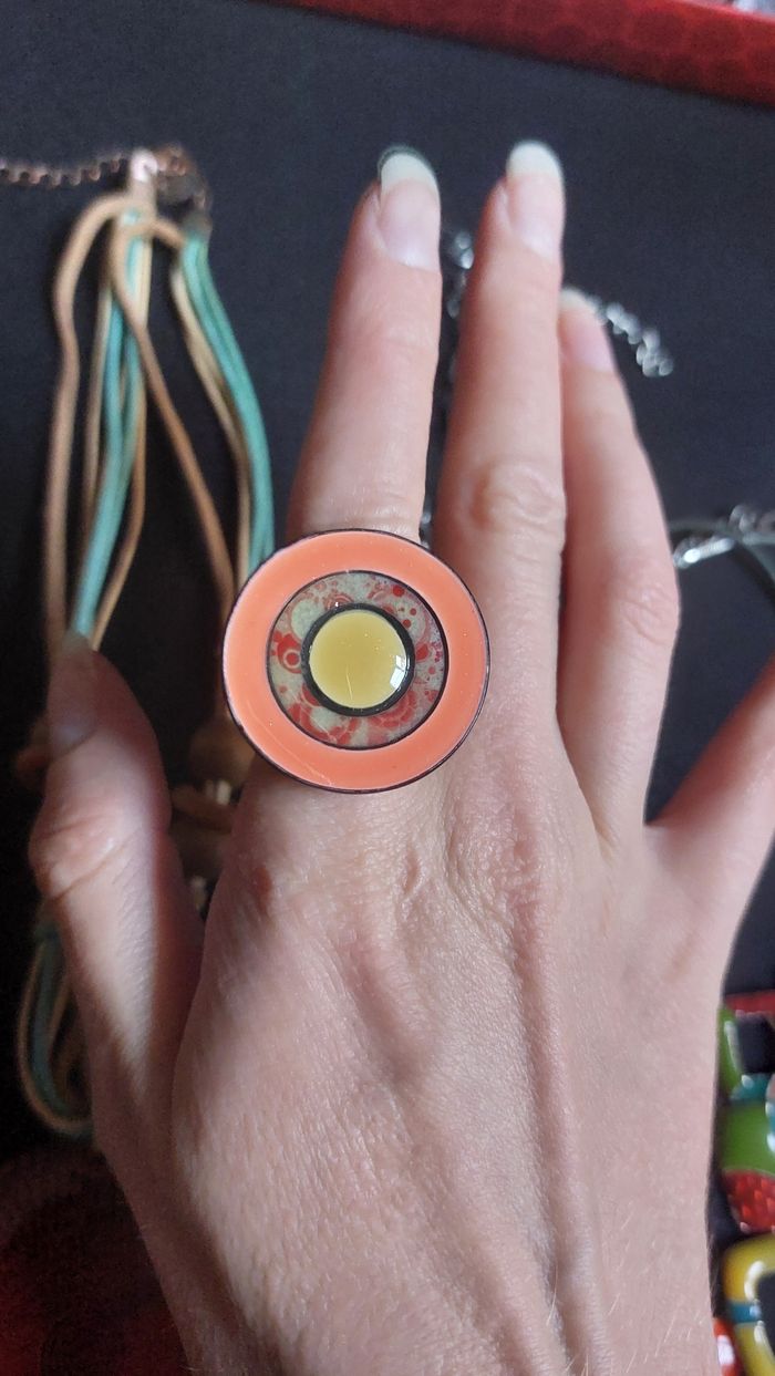 Lot de bijoux marron et multicolore - photo numéro 5