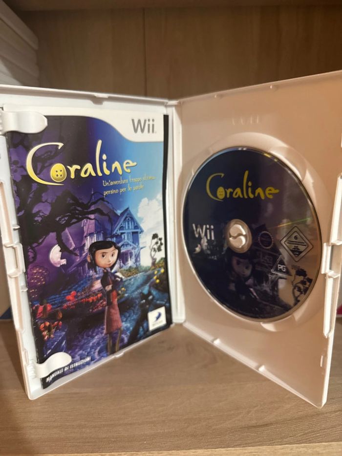 Coraline jeu Wii jeu rare - photo numéro 2